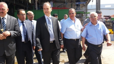 Visit Mr Kamel Ben Naceur minister of energy and mining industry on 07/12/14